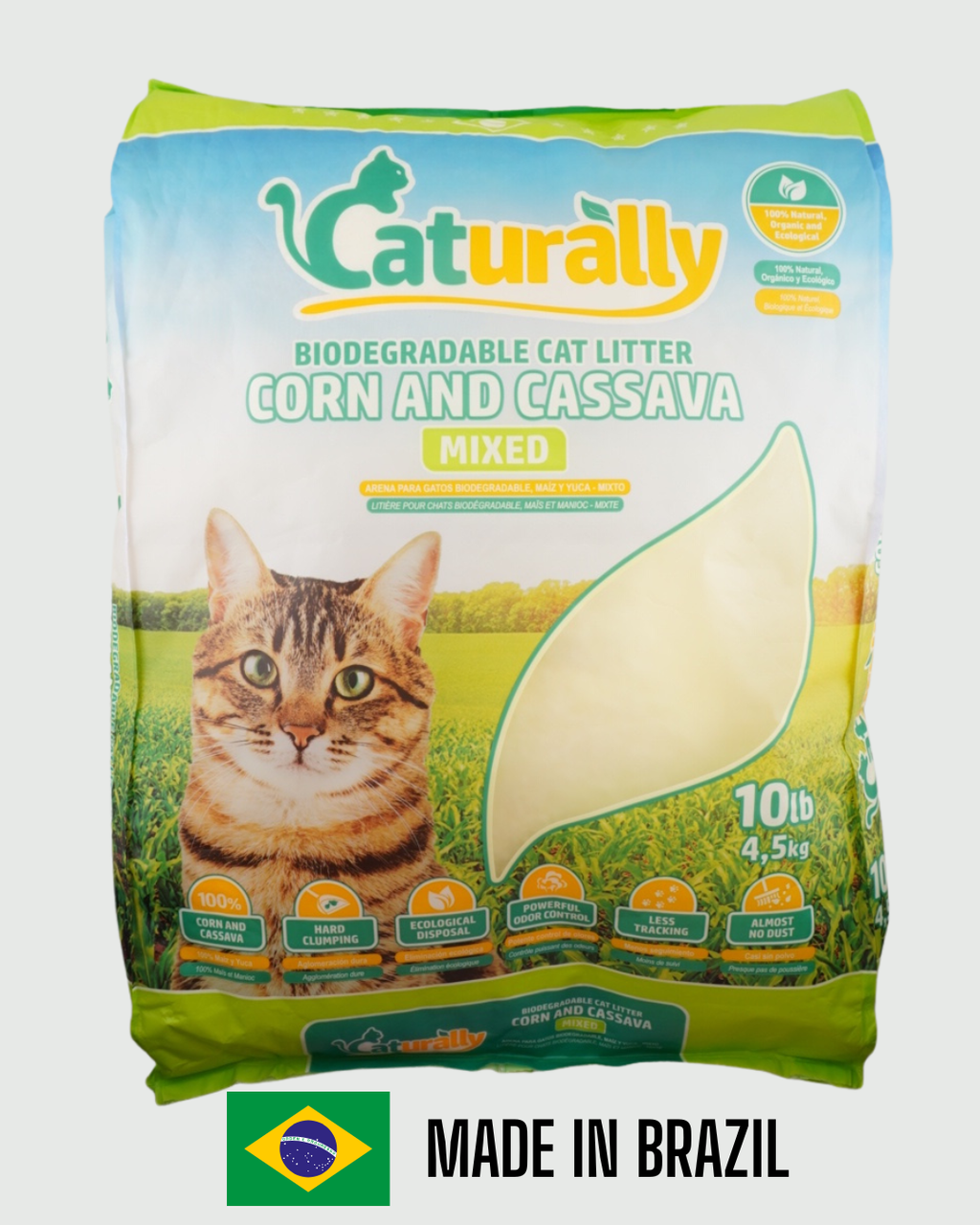 PurrFriendlyLitter© Cassava & Corn Cat Litter – Natural, Clumping, and Eco-Friendly