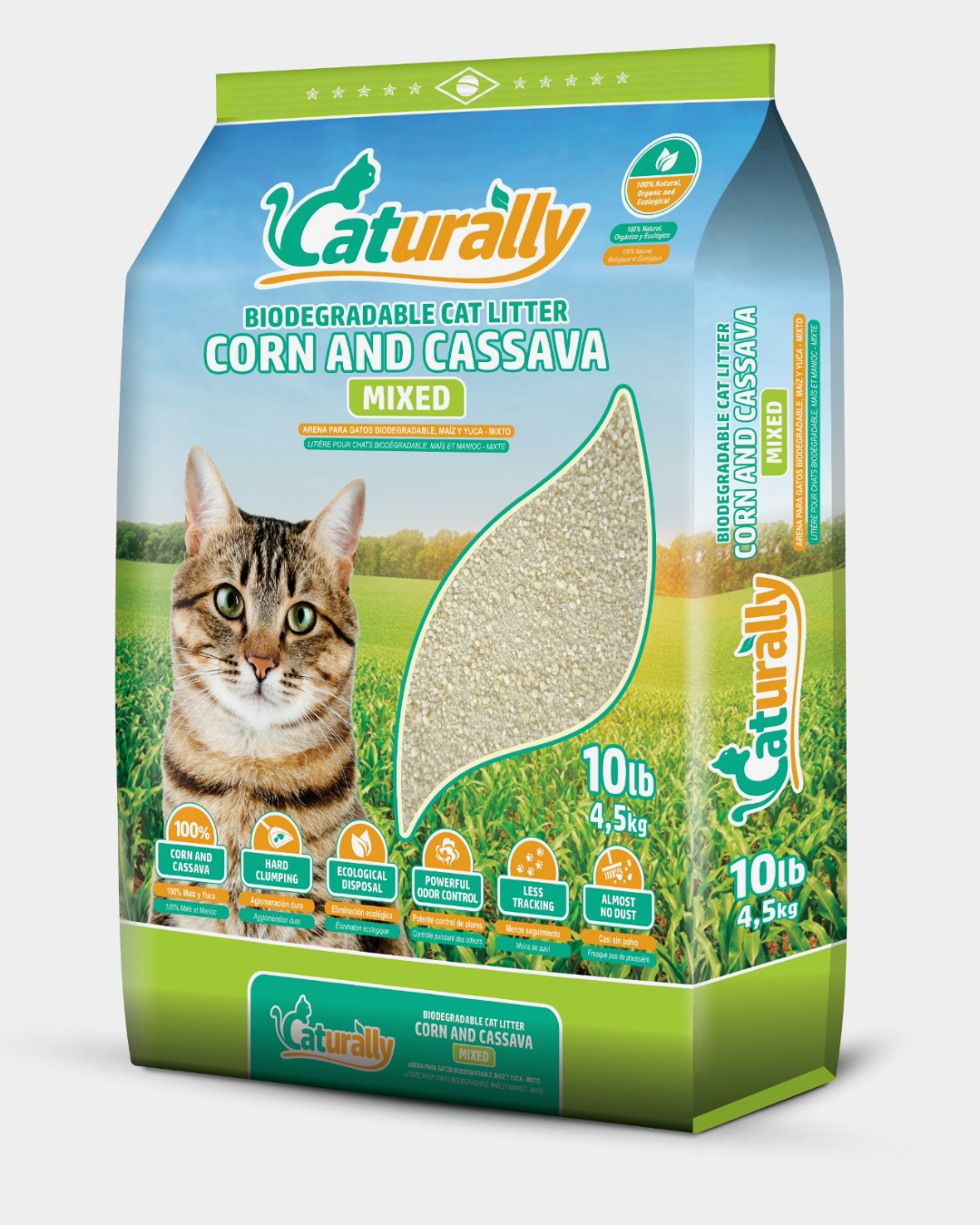 PurrFriendlyLitter© Cassava & Corn Cat Litter – Natural, Clumping, and Eco-Friendly